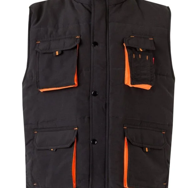 Two-Tone Multi-Pocket Padded Vest gallery