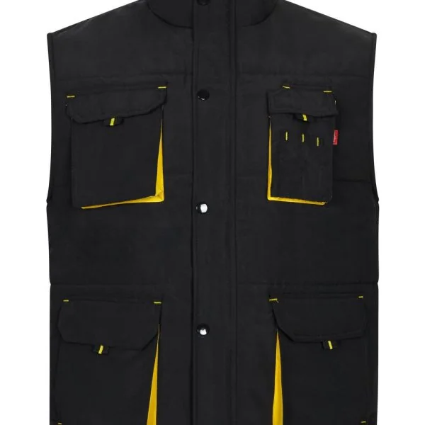 Two-Tone Multi-Pocket Padded Vest gallery