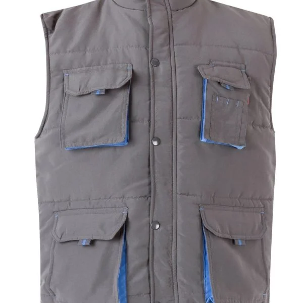 Two-Tone Multi-Pocket Padded Vest gallery