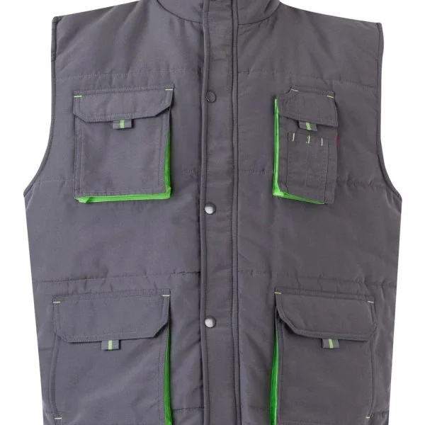 Two-Tone Multi-Pocket Padded Vest gallery