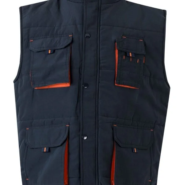Two-Tone Multi-Pocket Padded Vest gallery