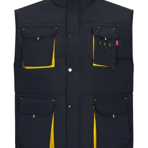 Two-Tone Multi-Pocket Padded Vest gallery