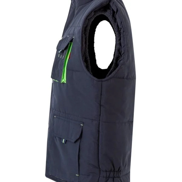 Two-Tone Multi-Pocket Padded Vest gallery