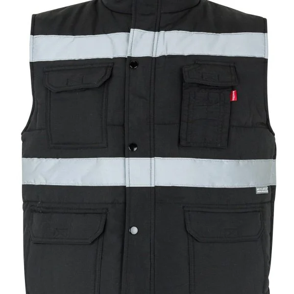 Multi-Pocket Padded Vest with Reflective Tape gallery