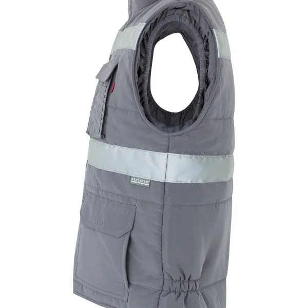 Multi-Pocket Padded Vest with Reflective Tape gallery
