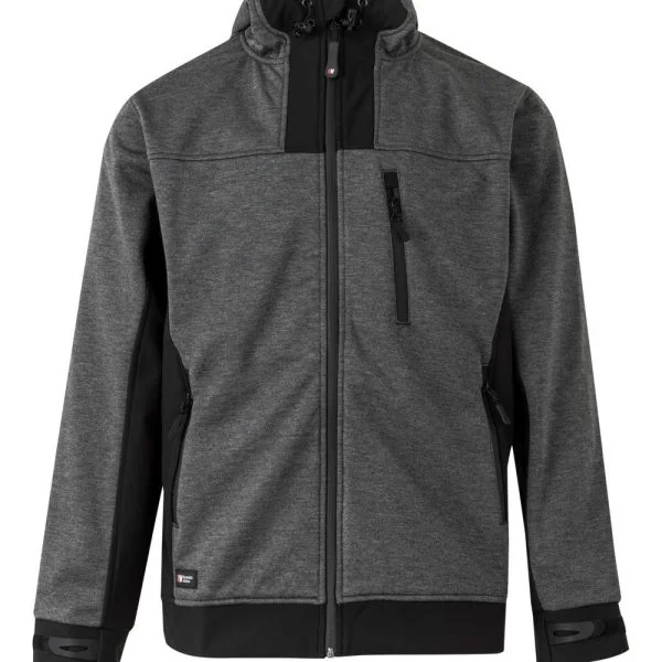 Two-Tone soft shell hooded jacket gallery