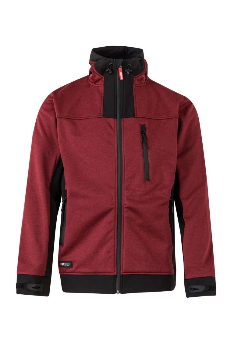 Two-Tone soft shell hooded jacket