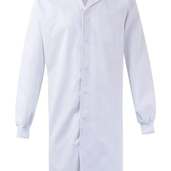 Labcoat with snap buttons