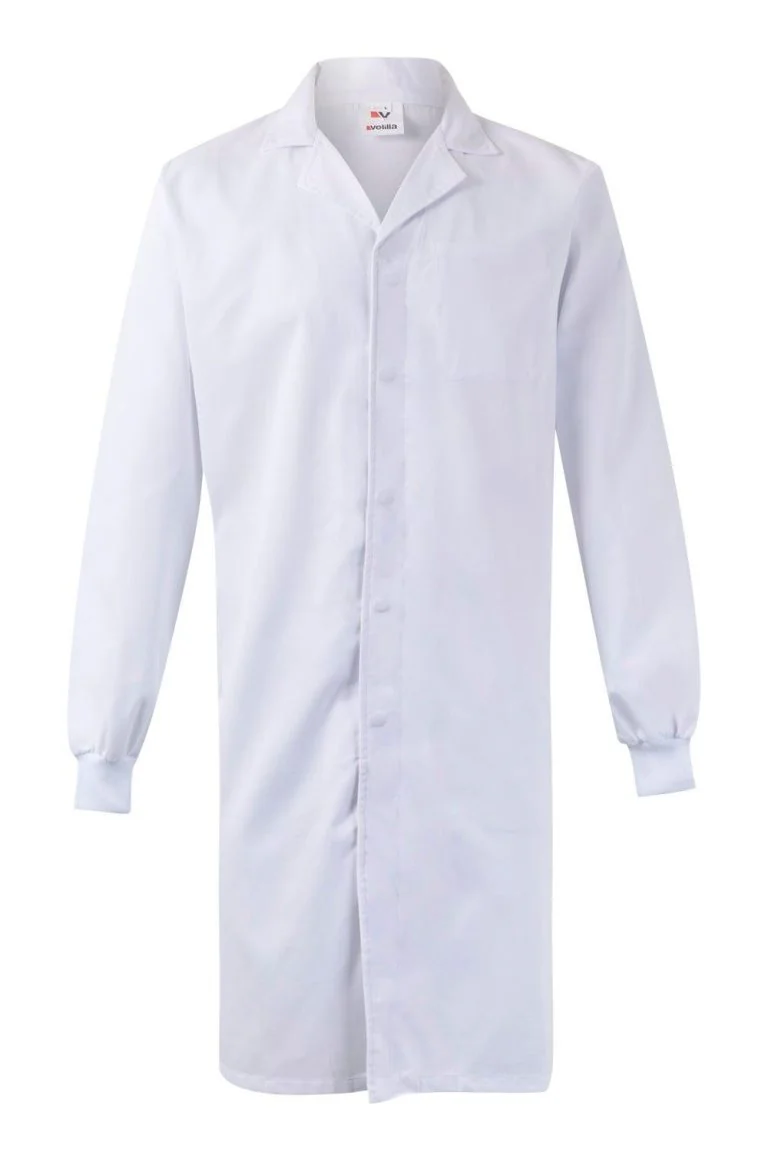 Labcoat with snap buttons