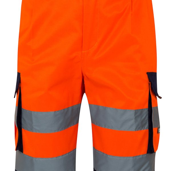 Two-tone multi-pocket bermuda shorts gallery