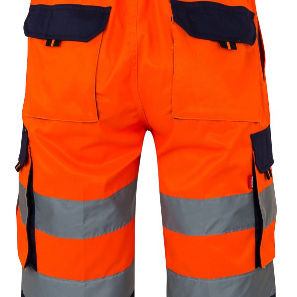 Two-tone multi-pocket bermuda shorts gallery