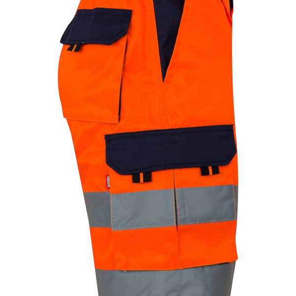 Two-tone multi-pocket bermuda shorts gallery