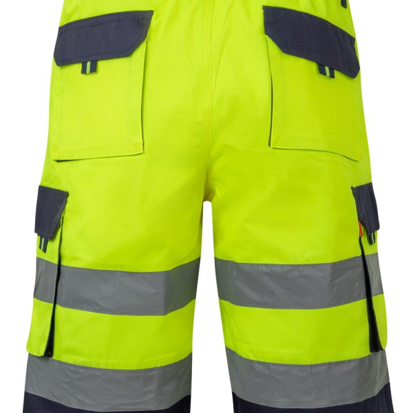 Two-tone multi-pocket bermuda shorts gallery
