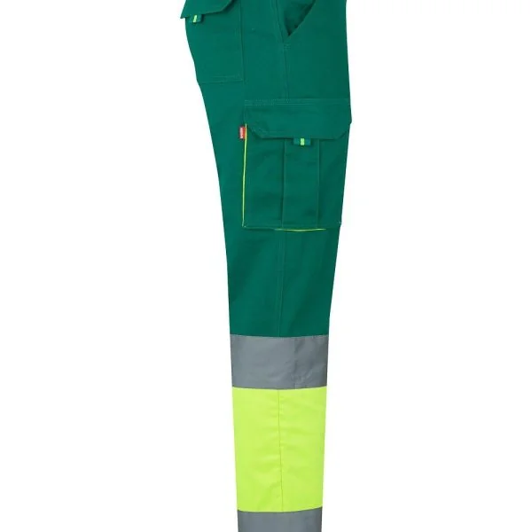 100% Cottontwo-tone multipocket trousers gallery