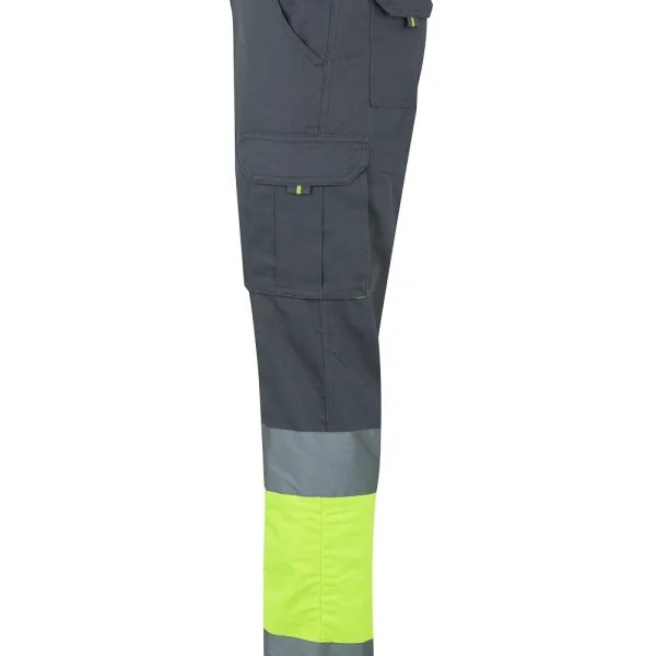 100% Cottontwo-tone multipocket trousers gallery