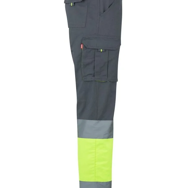 100% Cottontwo-tone multipocket trousers gallery