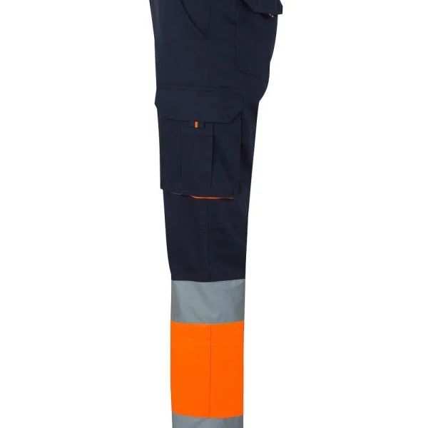 100% Cottontwo-tone multipocket trousers gallery