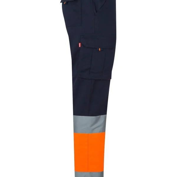 100% Cottontwo-tone multipocket trousers gallery