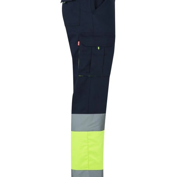 100% Cottontwo-tone multipocket trousers gallery