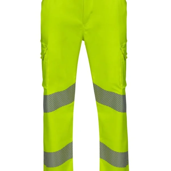Stretch trousers with segmented tape gallery
