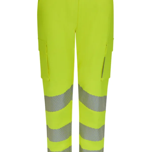Women’s recycled stretch trousers with segmented tape gallery