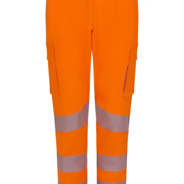 Women’s recycled stretch trousers with segmented tape