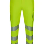 Recycled stretch trousers with segmented tape