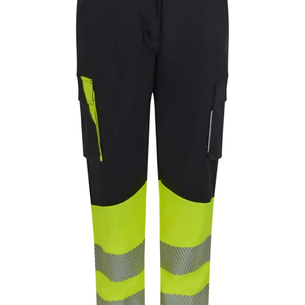 Women’s two-tone recycled stretch trousers with segmented tape gallery