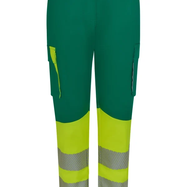 Women’s two-tone recycled stretch trousers with segmented tape gallery