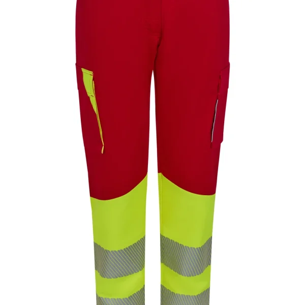 Women’s two-tone recycled stretch trousers with segmented tape gallery