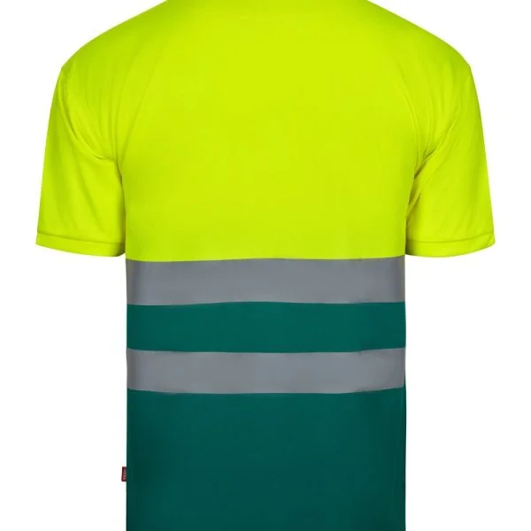 Two-tone short sleeve polo shirt gallery