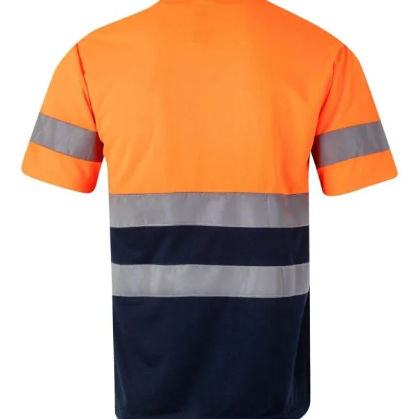 Two-tone short sleeve technical T-shirt gallery