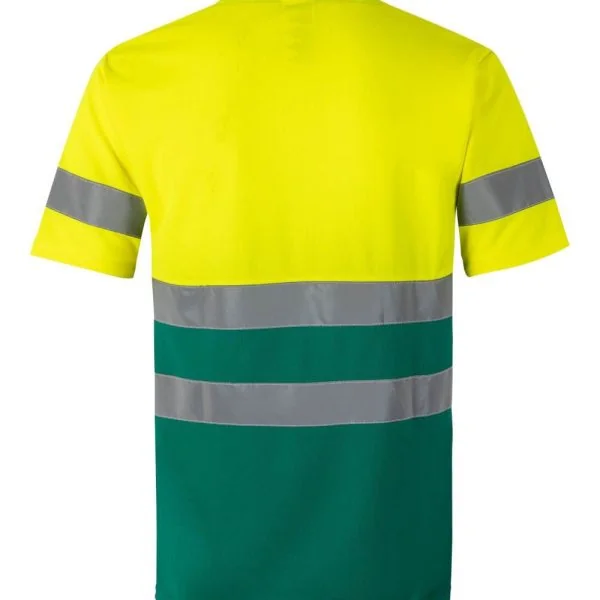 Two-tone short sleeve technical T-shirt gallery