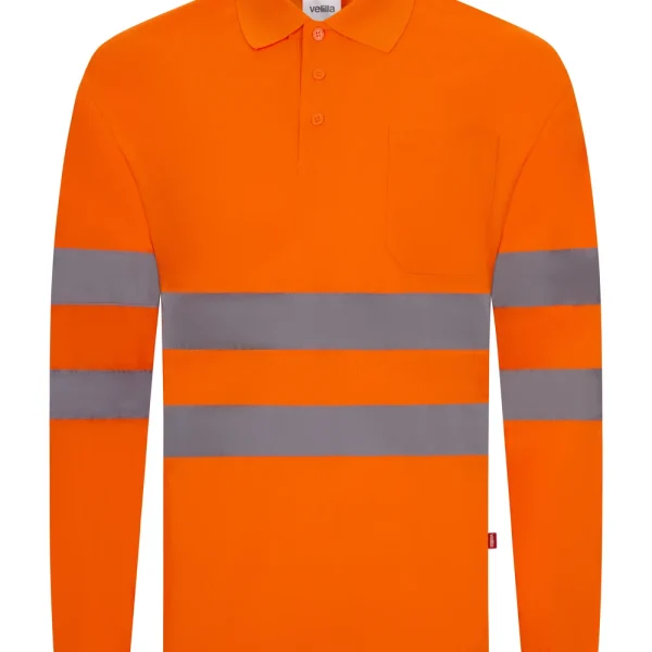 Long-sleeve polo shirt