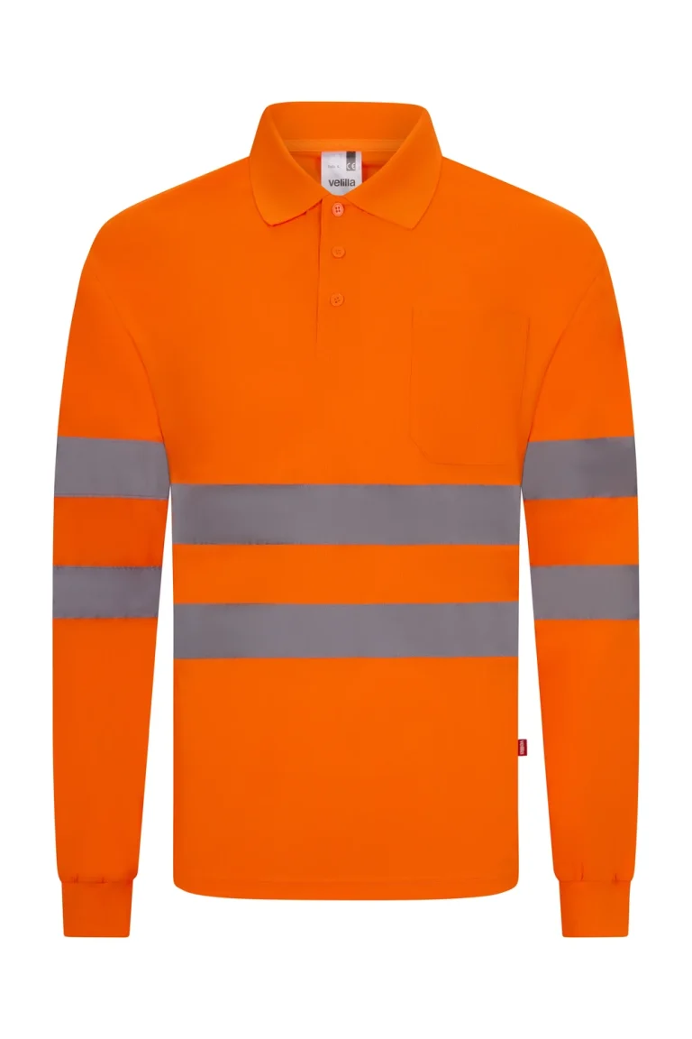 Long-sleeve polo shirt