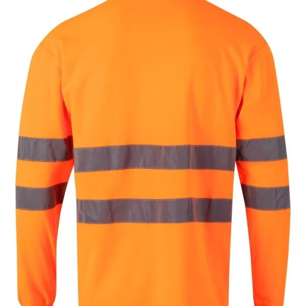 Long sleeve cotton polo shirt gallery