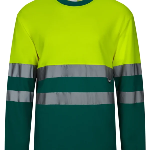 Two-tone long-sleeve technical T-shirt gallery