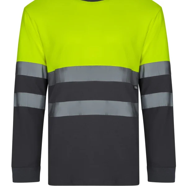 Two-tone long-sleeve technical T-shirt gallery
