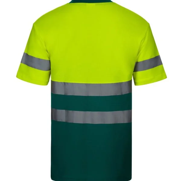 Two-tone short sleeve cotton T-shirt gallery