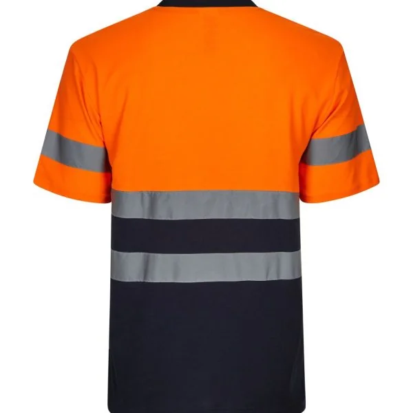 Two-tone short sleeve cotton T-shirt gallery