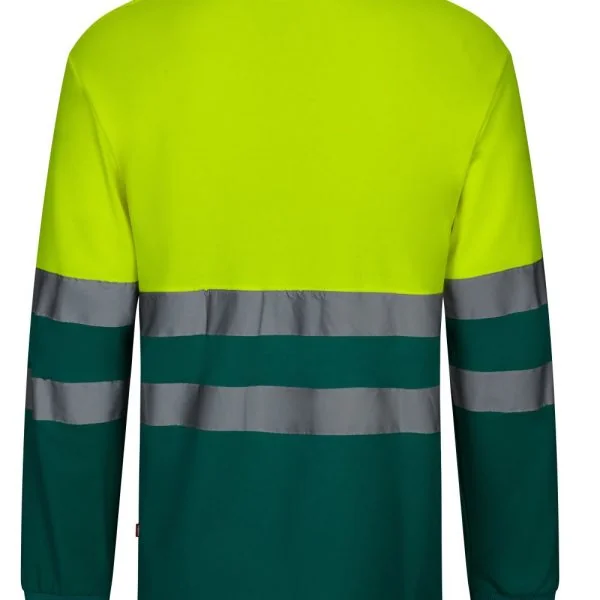 Two-tone long sleeve cotton T-shirt gallery