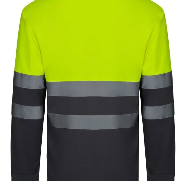 Two-tone long sleeve cotton T-shirt gallery