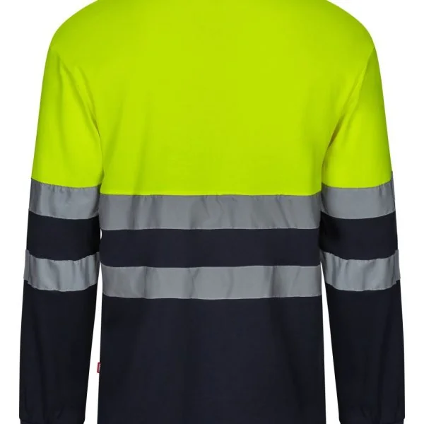 Two-tone long sleeve cotton T-shirt gallery