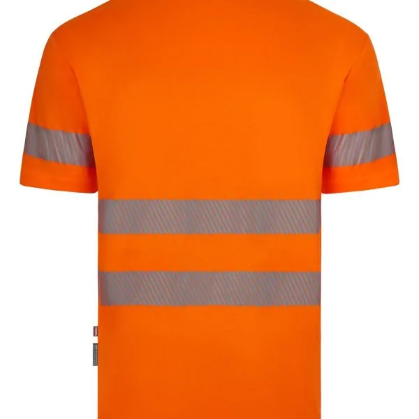 Short sleeve recycled polyester T-shirt with segmented tape gallery