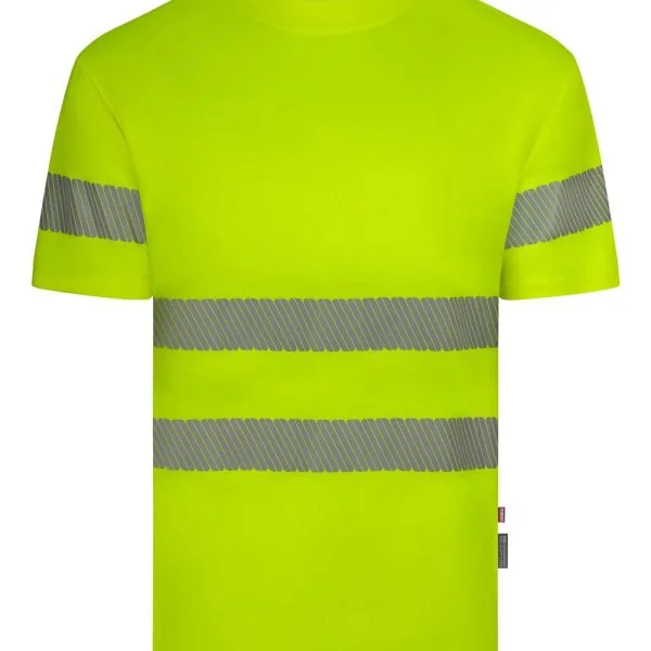 Short sleeve recycled polyester T-shirt with segmented tape gallery