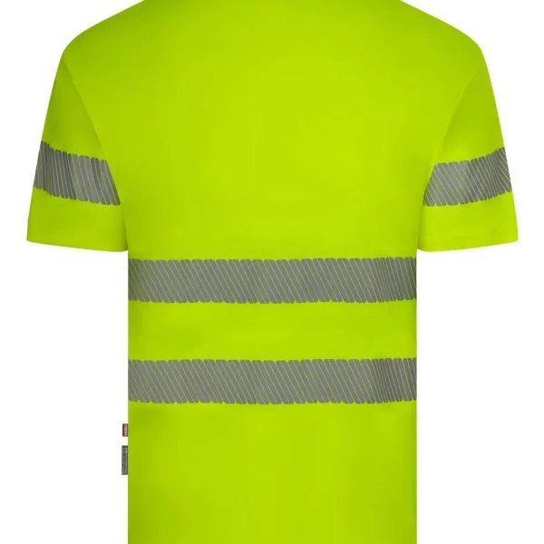 Short sleeve recycled polyester T-shirt with segmented tape gallery