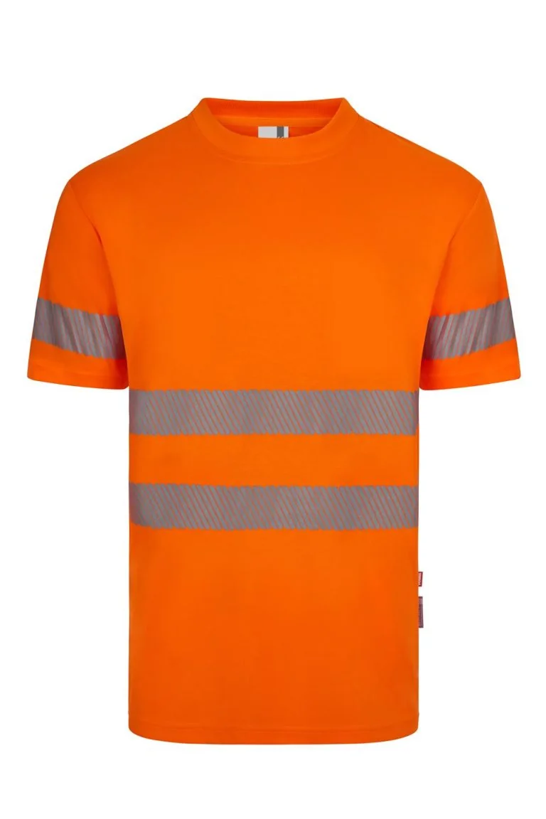 Short sleeve recycled polyester T-shirt with segmented tape