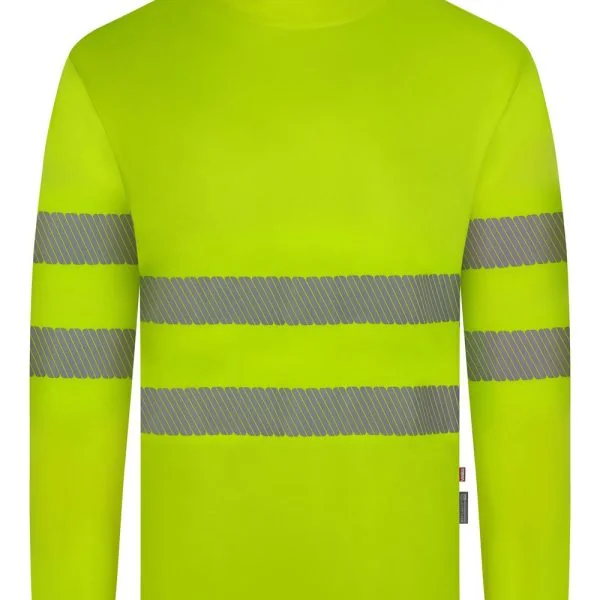Long sleeve recycled polyester T-shirt with segmented tape gallery
