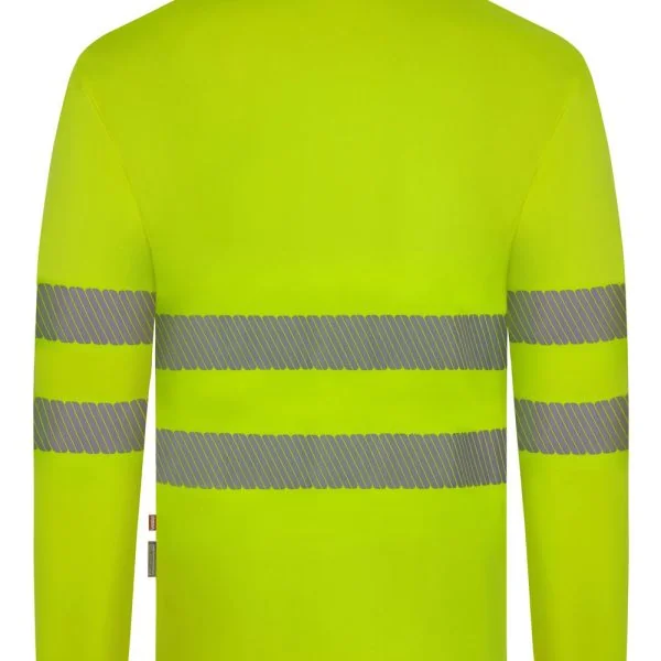 Long sleeve recycled polyester T-shirt with segmented tape gallery