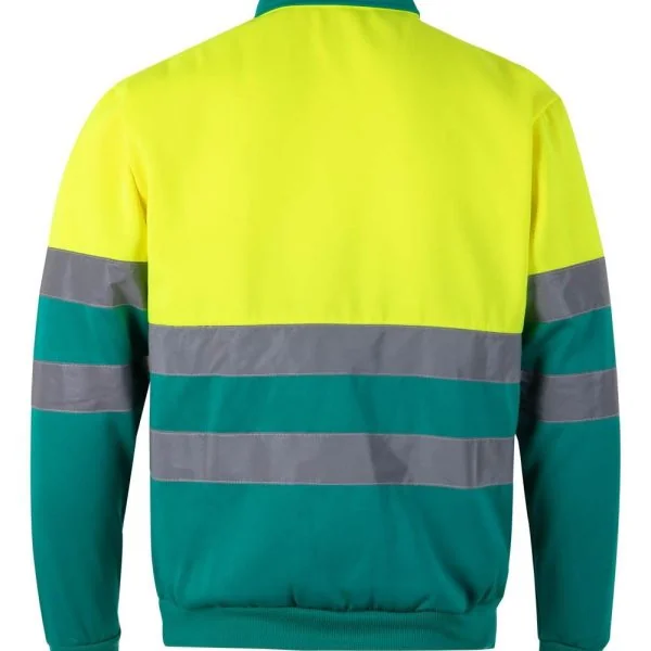 Two-tone half-zip sweatshirt gallery